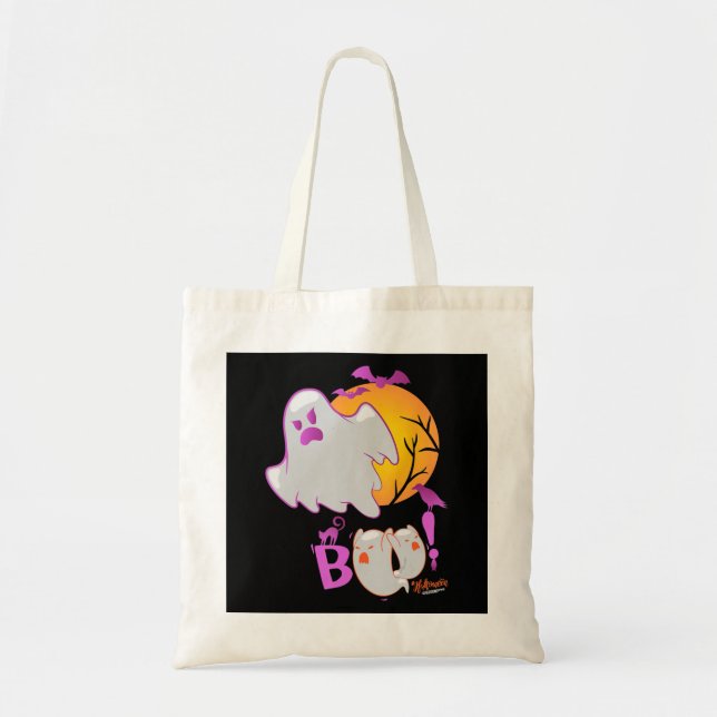 Tote Bag Spider Cadeau Boo Ghost Bats Spider Déplaisant Hal (Devant)