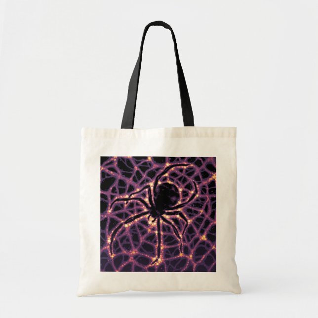 Tote Bag Spider Cosmic Web, Galaxie d'Halloween des horreur (Devant)