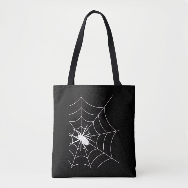 Tote Bag Spider Web Grossesse Faire-part Halloween (Devant)