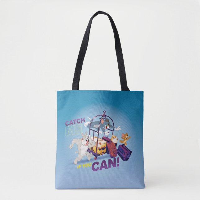 Tote Bag Spike, Tom & Jerry - Catch Me If You Can (Devant)