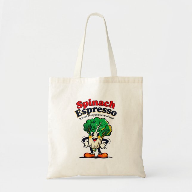 Tote Bag Spinach Espresso Bag (Devant)