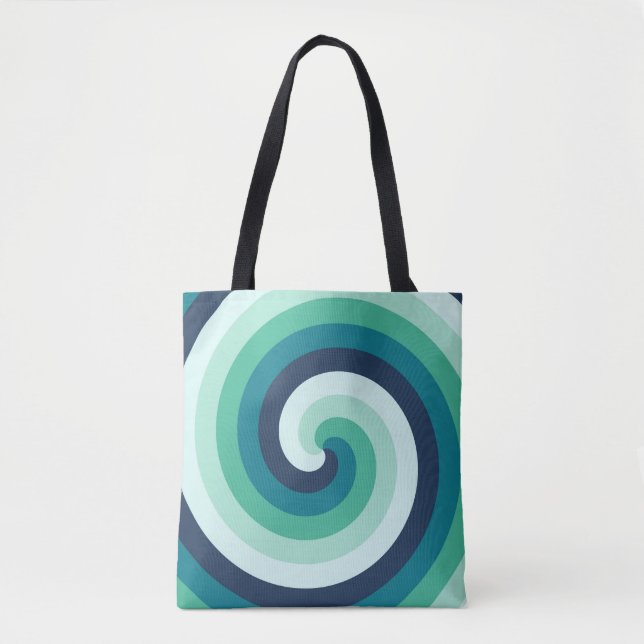 Tote Bag Spirale de brume aurorale (Devant)