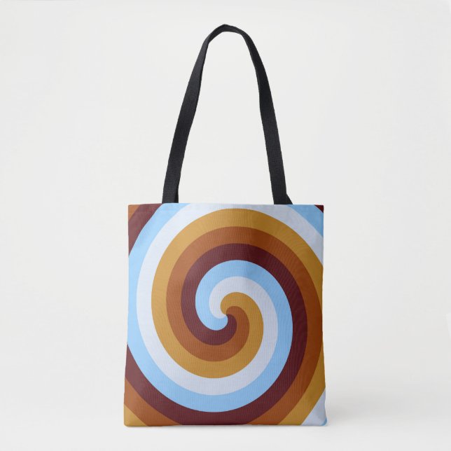 Tote Bag Spirale du renard d'automne (Devant)