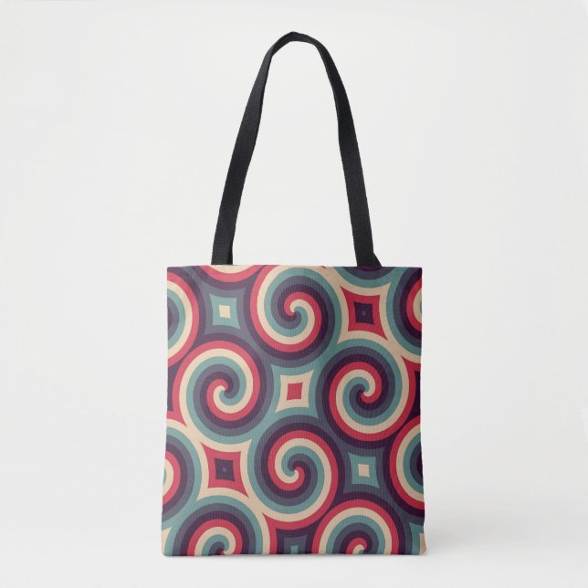 Tote Bag Spirales de croix électriques (Devant)