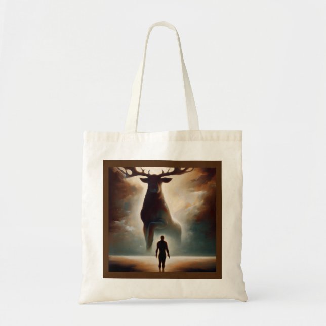 Tote Bag Spirit Animal Caribou 2 (Devant)