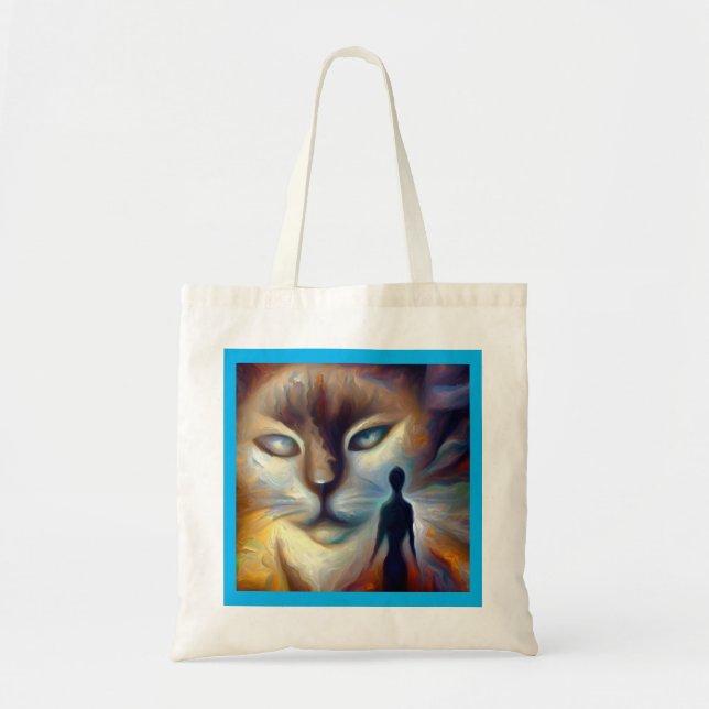Tote Bag Spirit Animal Chat 3 (Devant)