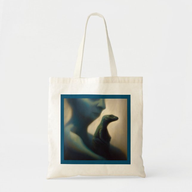 Tote Bag Spirit Animal Lizard 1 (Devant)