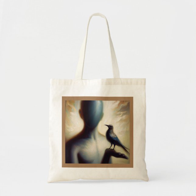 Tote Bag Spirit Animal Mockingbird 2 (Devant)