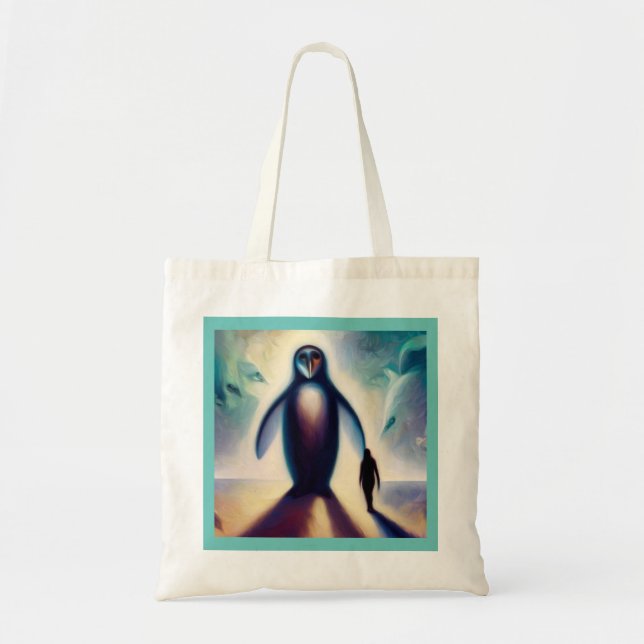 Tote Bag Spirit Animal Penguin 2 (Devant)