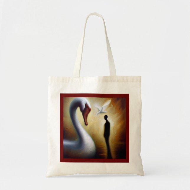Tote Bag Spirit Animal Swan 1 (Devant)