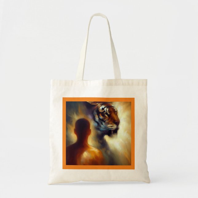 Tote Bag Spirit Animal Tiger 2 (Devant)