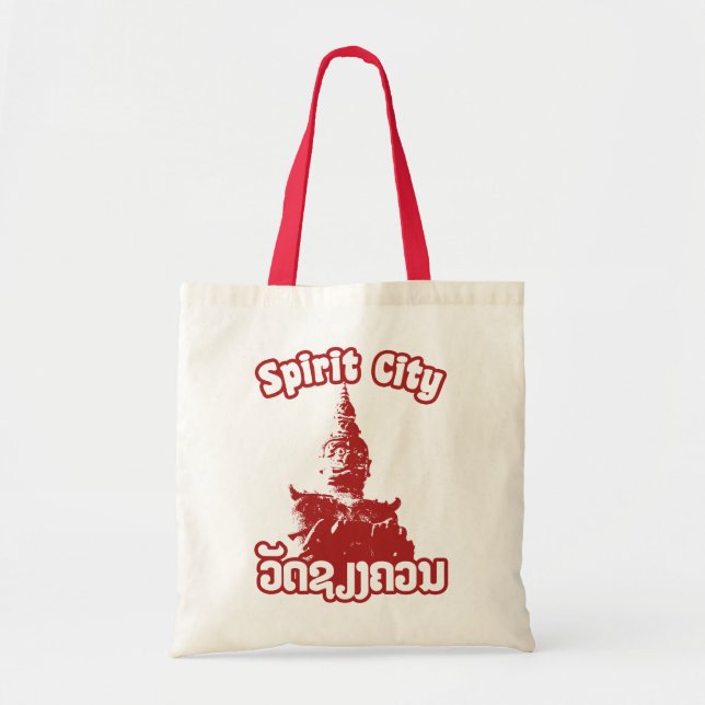 Tote Bag Spirit City - Wat Xieng Khuan, Vientiane, Laos (Devant)
