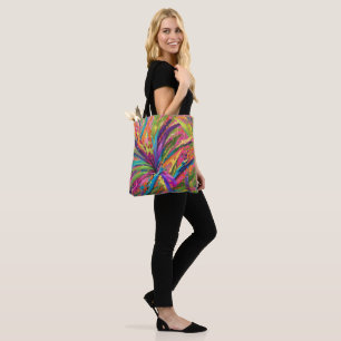 Tote Bag Splashy Art Vibe tropicale