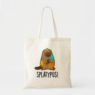 Tote Bag Splatypus drôle Animal Platypus Pun