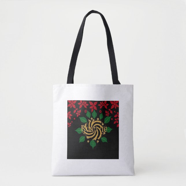 Tote Bag Splendeur de Noël de minuit (Devant)