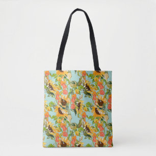 Tote Bag Splendor d'automne : Motif de la nature sans coutu