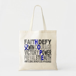 Tote Bag Spondylarthrite ankylosante de collage de mot
