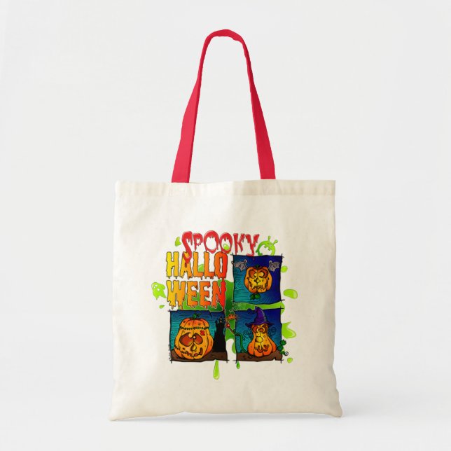 Tote Bag Spooky Halloween (Devant)