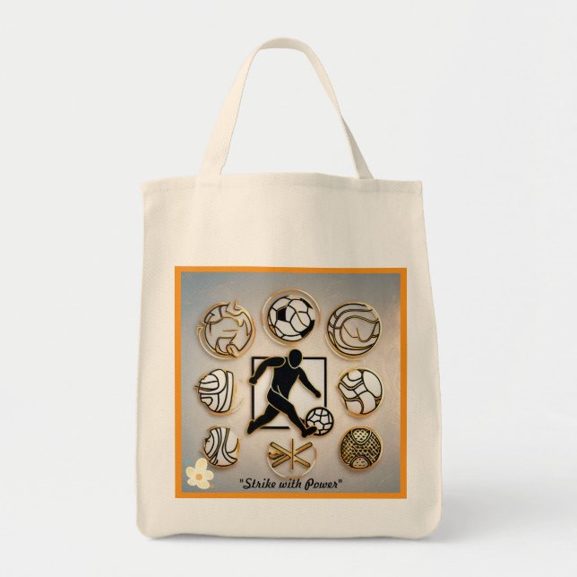 Tote Bag "Sports Design Fusion" (Devant)
