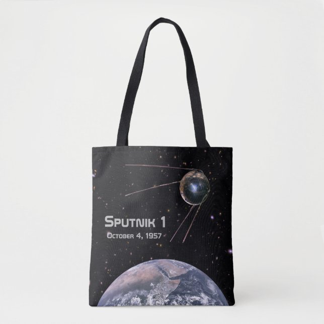 Tote Bag Spoutnik 1 Satellite terrestre (Devant)