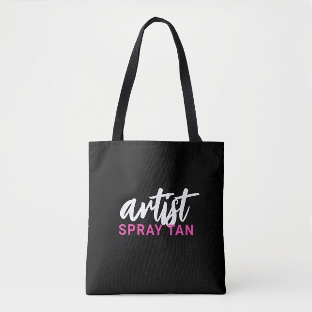 Tote Bag Spray Tan Artiste SSauf Tanning (Devant)
