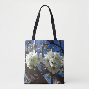 Tote Bag Spring Flowering Pear Tree