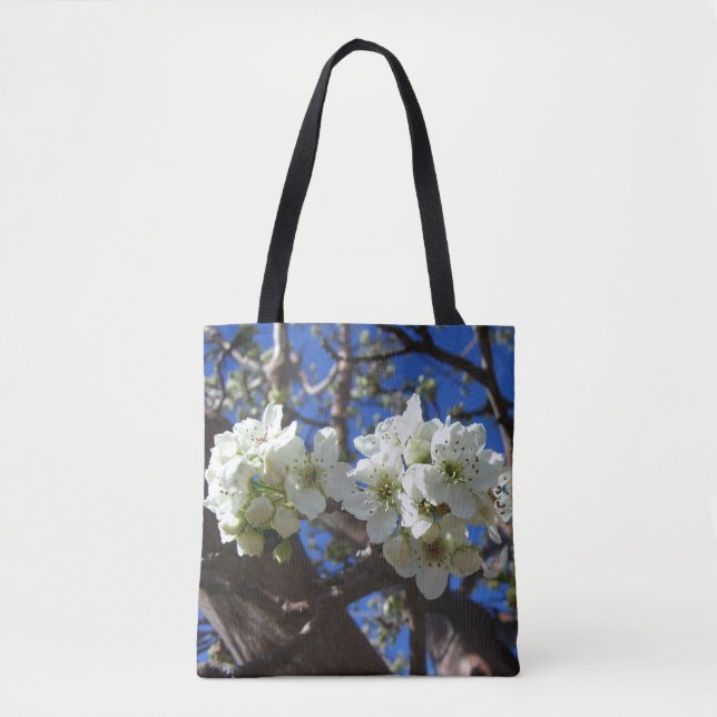 Tote Bag Spring Flowering Pear Tree (Devant)