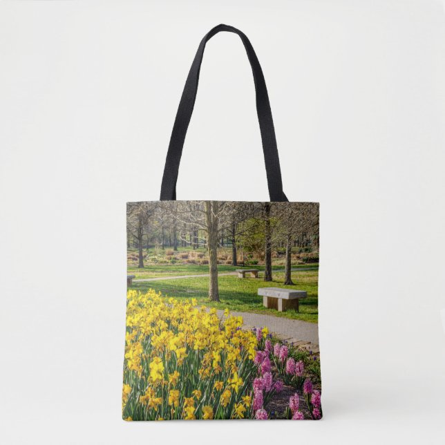 Tote Bag Spring Season Flower Garden (Devant)