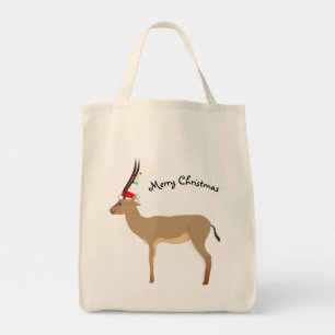 Tote Bag Springbok de Noël