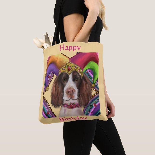 TOTE BAG SPRINGER SPANIEL ANGLAIS  (De près)