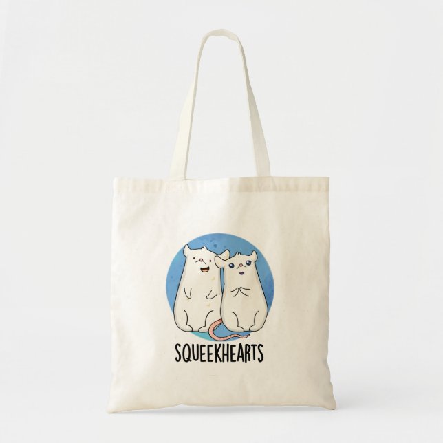 Tote Bag Squeekhearts Funny Souse Pun d'amour (Devant)