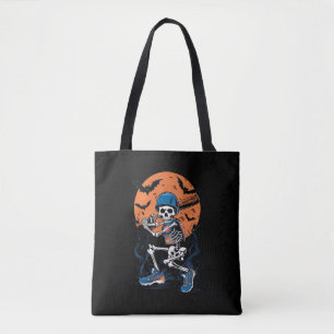 Tote Bag Squelette de baseball Halloween Baseball Halloween