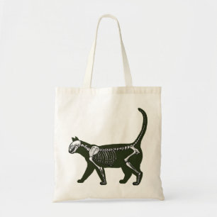 Tote Bag Squelette de chat