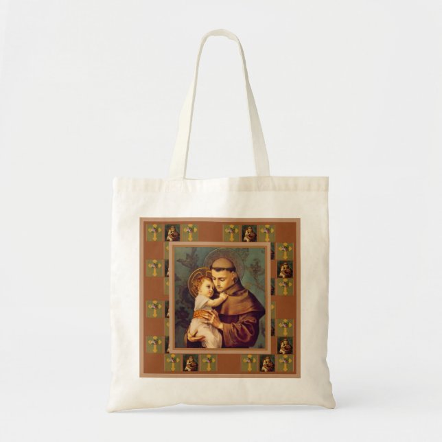 Tote Bag St Anthony de Padoue avec le bébé Jésus (Devant)