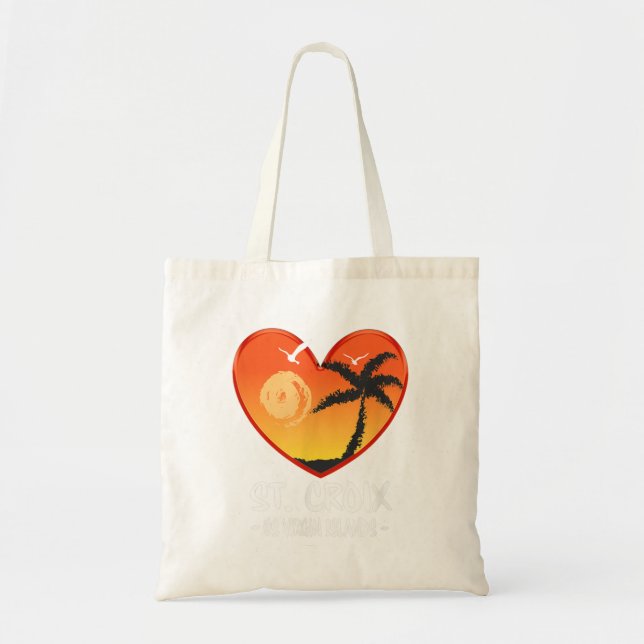 TOTE BAG ST CROIX USVI CARIBBEAN ISLAND VACANCES GETAWAY (Devant)
