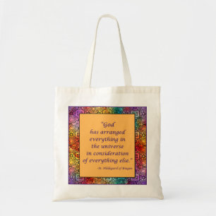 Tote Bag St. Hildegard de Bingen Citation Fourre-tout