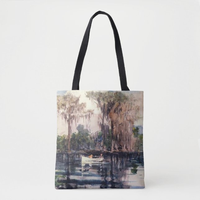 Tote Bag St. John's River, Floride par Winslow Homer (Devant)