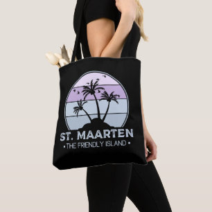 Tote Bag St Martin Le sympathique rétro de l'île Sint Marti