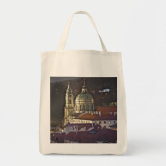 Tote Bag St. Nicholas Church Prague Night