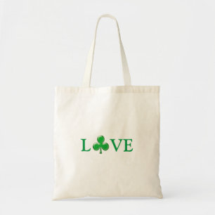 Tote Bag St. Patrick's Day Irlandais Love Green Clover Sham