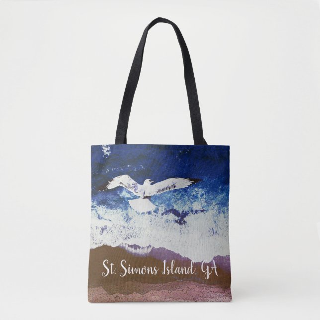 Tote Bag St. Simons Island GA fourre-tout (Devant)