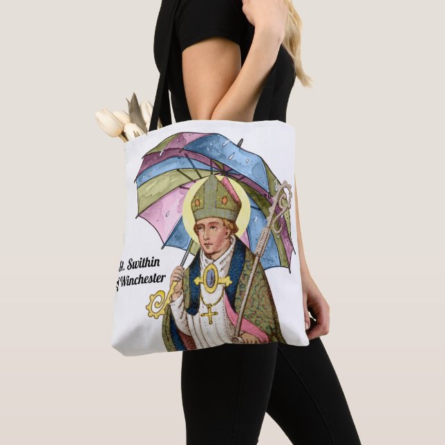 Tote Bag St. Swithin avec parapluie (De près)