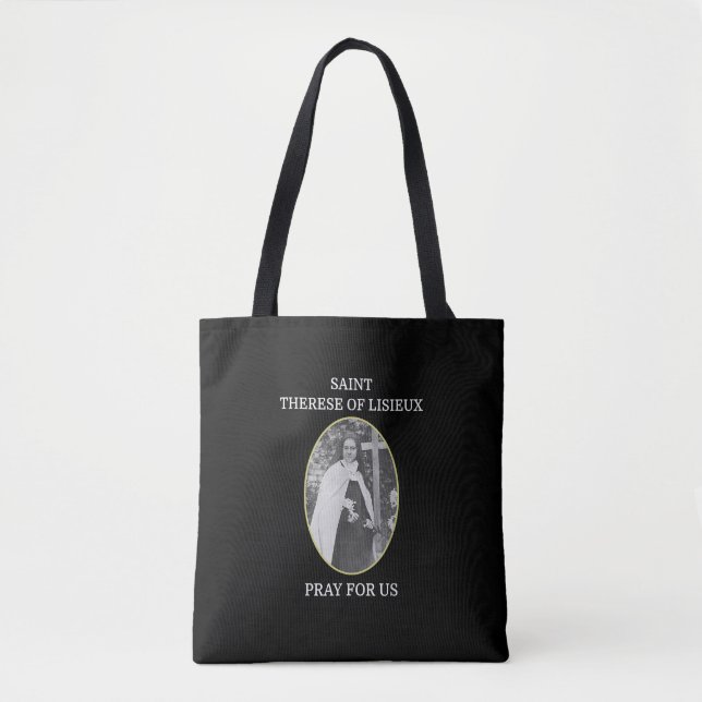 Tote Bag St Therese de Lisieux T-Shirt Saint Little Flower (Devant)