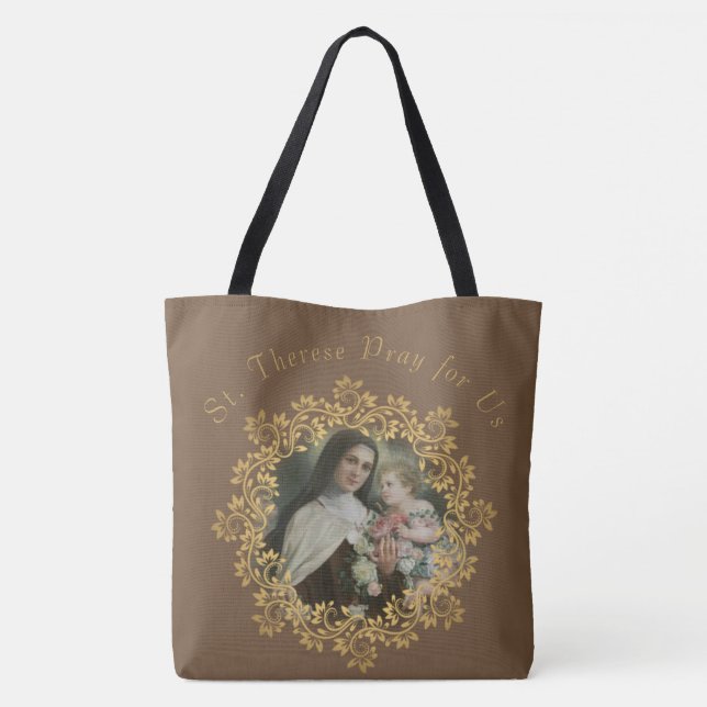 Tote Bag St Therese et notre Madame du mont Carmel (Dos)