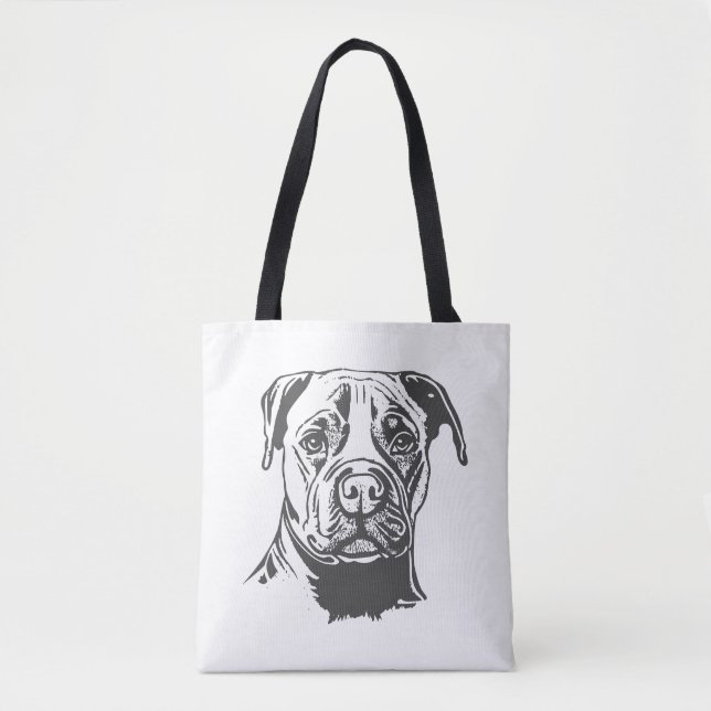 Tote Bag Staffordshire Bull Terrier (Devant)