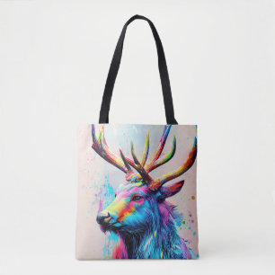 Tote Bag Stag Deer Animal Discovery Adventure Nature Planet