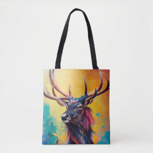 Tote Bag Stag Deer Animal Discovery Adventure Nature Planet