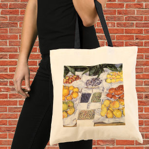 Tote Bag Stand de fruits de Gustave Caillebotte, Art Vintag