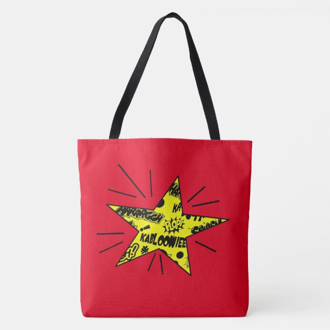 Tote Bag Star de bande dessinée (Devant)
