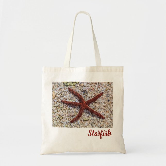Tote Bag Starfish Ocean Plage Vintage Souvenir rétro (Devant)